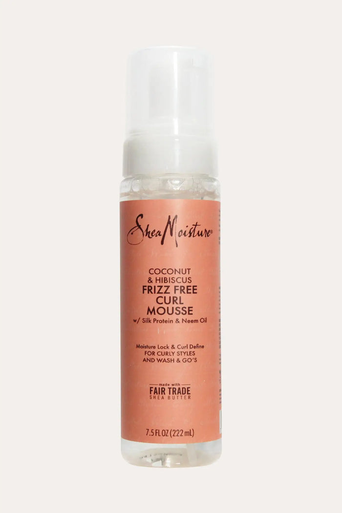 SHEA MOISTURE COCONUT & HIBISCUS FRIZZ-FREE CURL MOUSSE 7.5oz SHEA MOISTURE