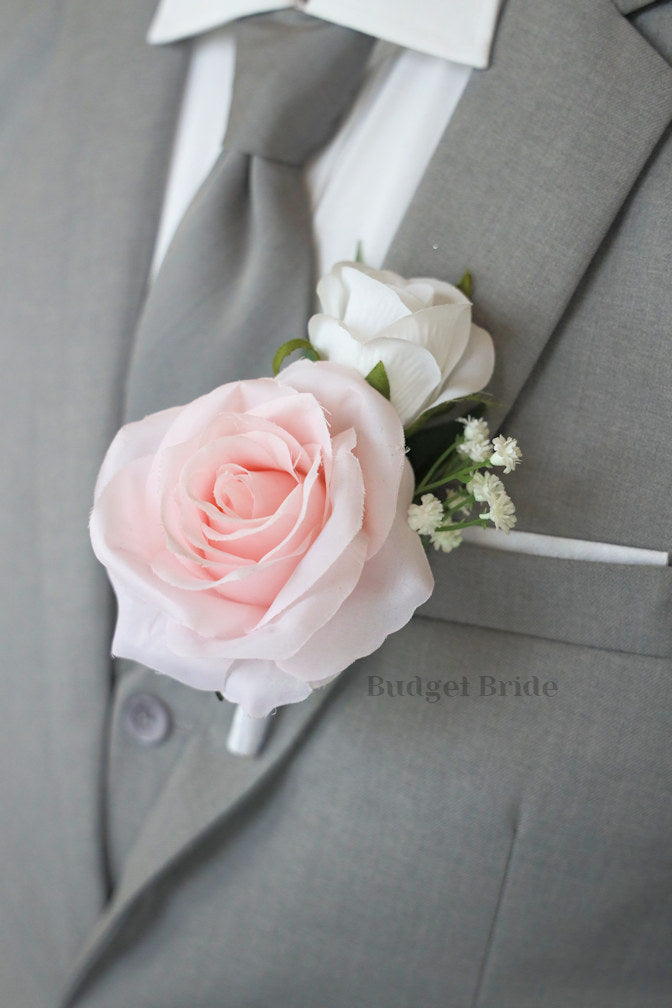Silk Wedding Bouquet in Black and Pink - $39.50 | Fresno