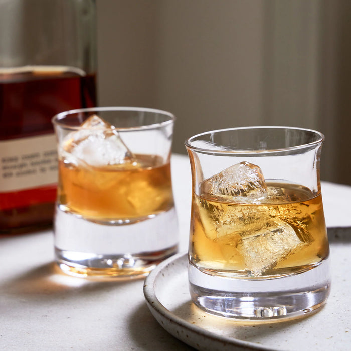Shoreham Whiskey, Set of 2 on a table at Addison West