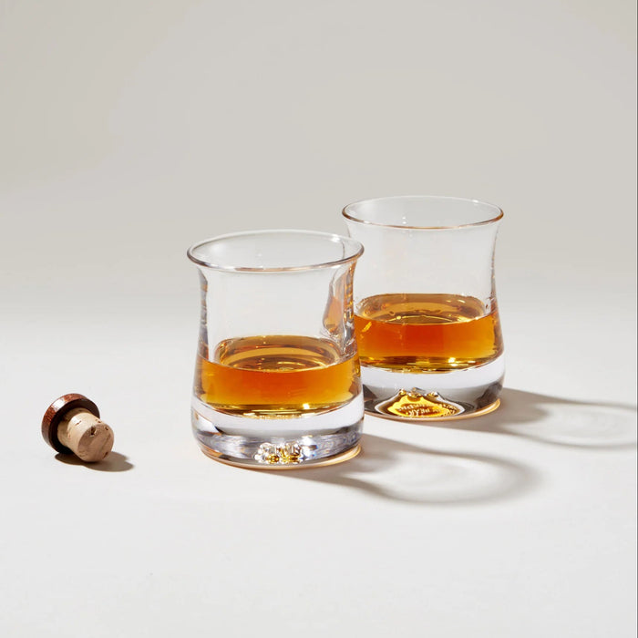 Simon Pearce Shoreham Whiskey Glass, Set of 2