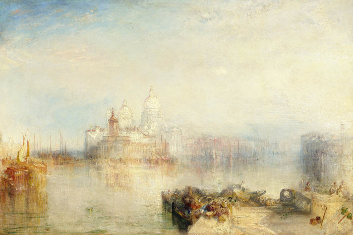 The Dogana and Santa Maria della Salute by Turner, 1843