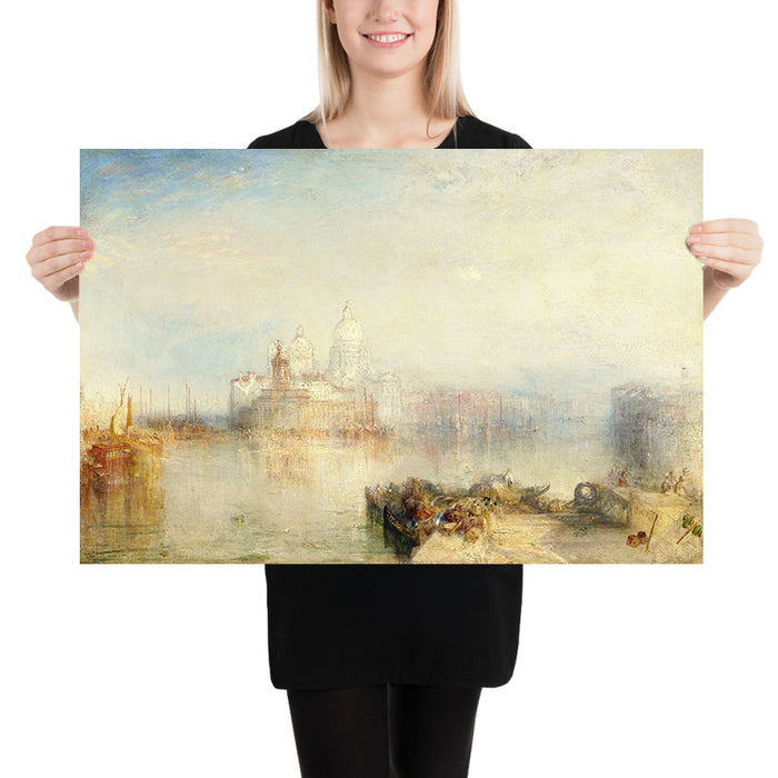 The Dogana and Santa Maria della Salute by Turner, 1843
