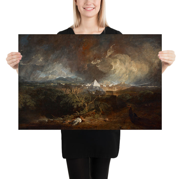 The Fifth Plague Of Egypt by Turner, 1800