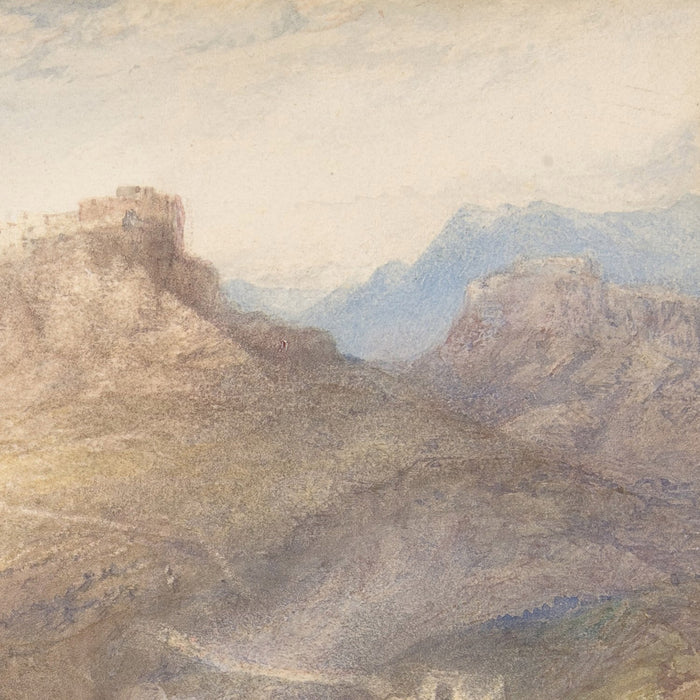 The Fort of L'Esseillon, Val de la Maurienne, France by Turner, 1835