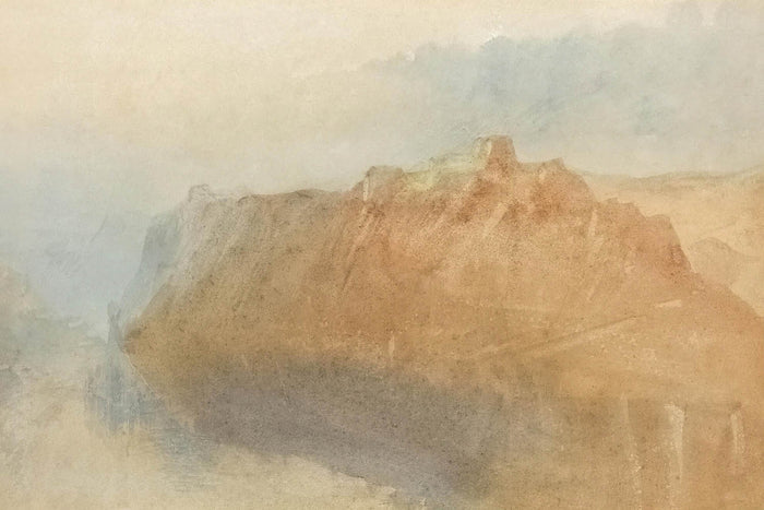 The Fortress Of Ehrenbreitstein From Across The Rhine by Turner, 1817
