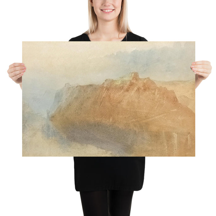 The Fortress Of Ehrenbreitstein From Across The Rhine by Turner, 1817