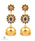 The Nadira Silver Kemp Jhumkas