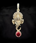 The Vinayaka Silver Ganesha Pendant (Oxidised)