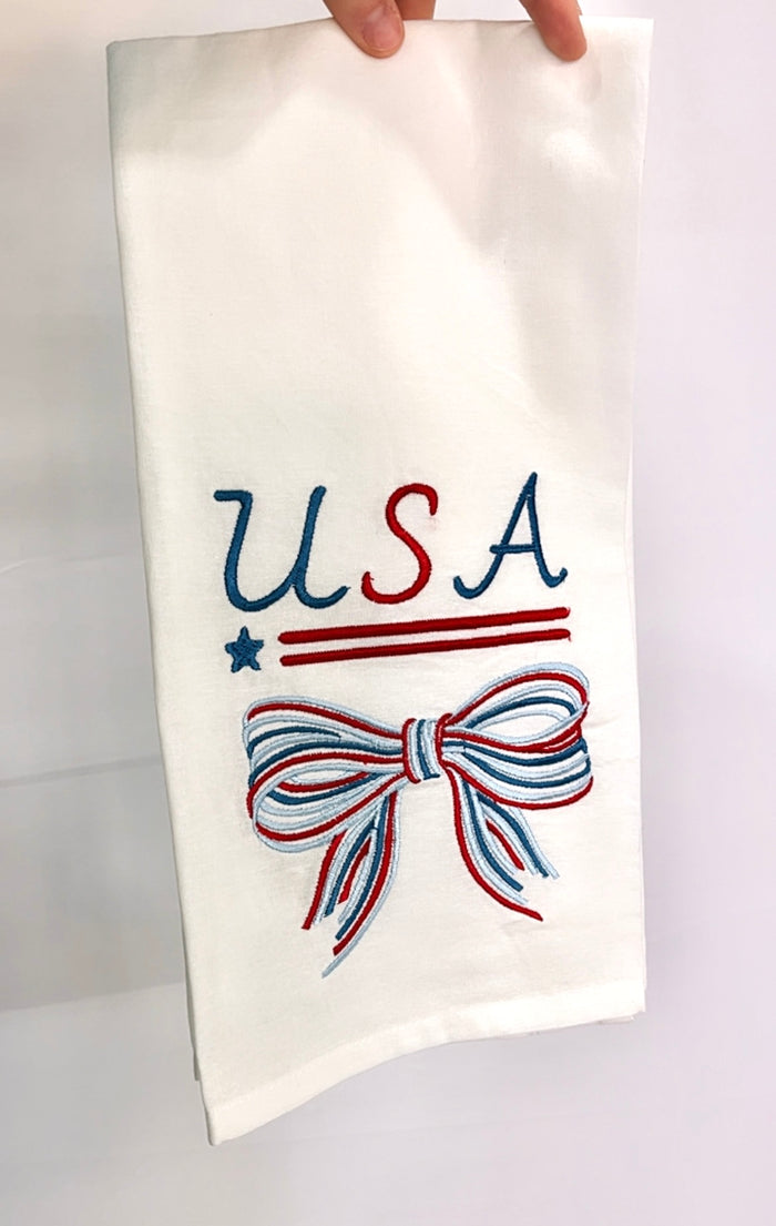 USA BOW HAND TOWEL