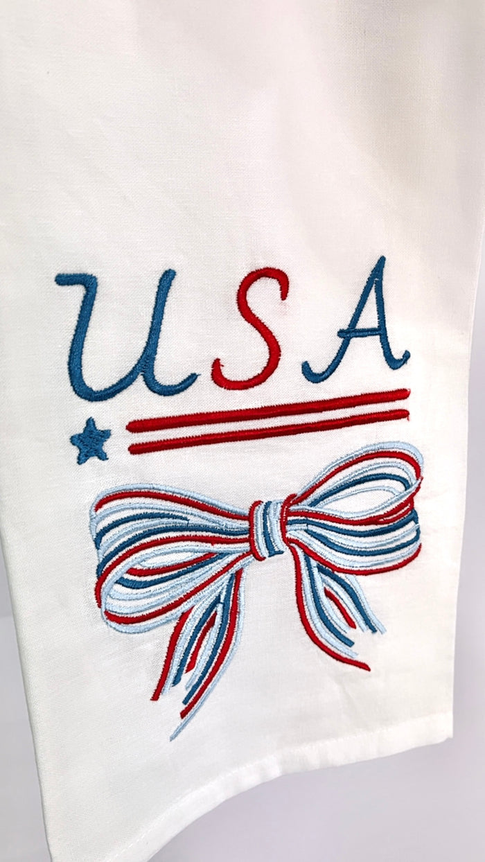 USA BOW HAND TOWEL