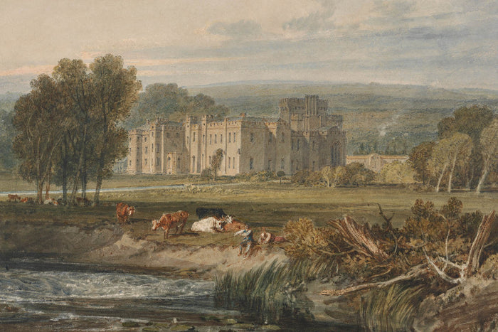 View of Hampton Court Castle, Herefordshire, from the Southeast by Turner, 1806