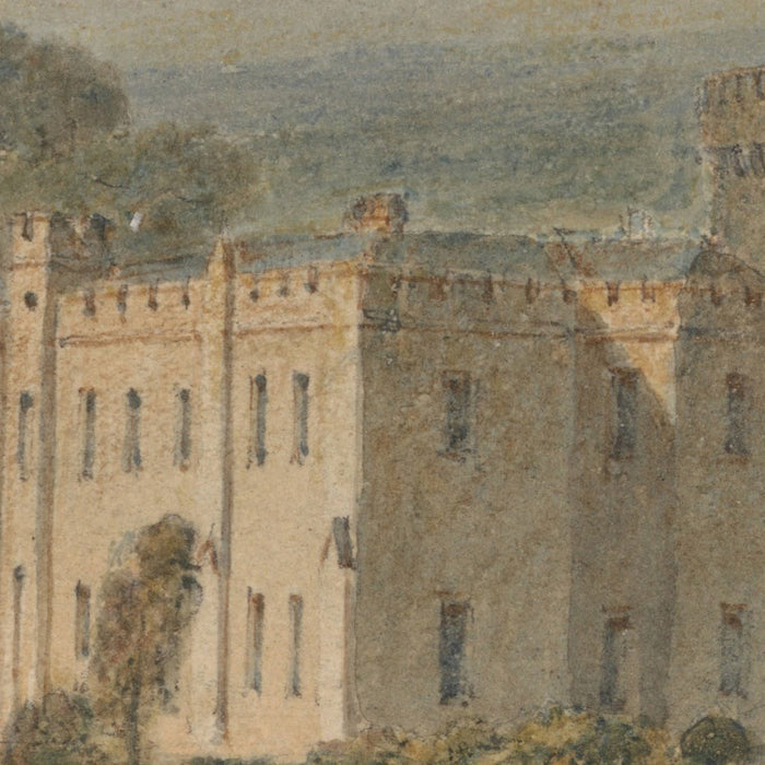 View of Hampton Court Castle, Herefordshire, from the Southeast by Turner, 1806