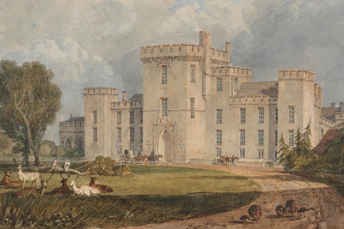 View of Hampton Court, Hertfordshire, from the Northwest by Turner, 1806