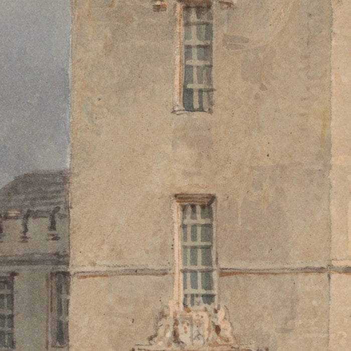 View of Hampton Court, Hertfordshire, from the Northwest by Turner, 1806