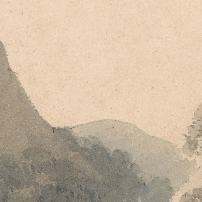 Waterfall of Lodore, Cumberland by Turner, 1800
