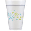 wild about baby | styrofoam cups