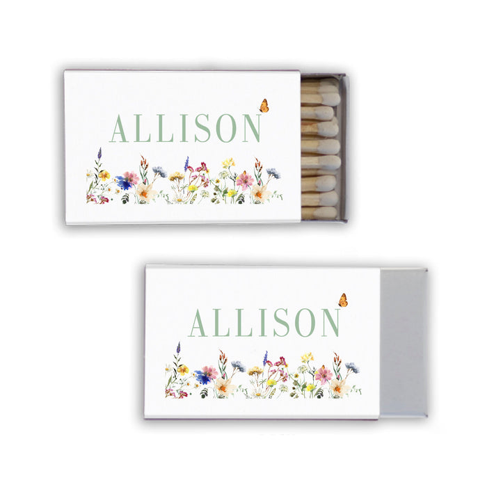 wildflower garden | matchboxes