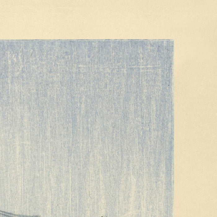 Zensetsu Temple in Sanshu by Hasui Kawase, 1937